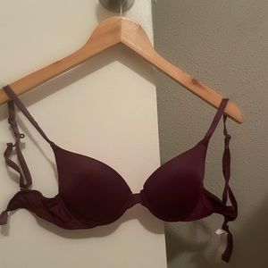 Victoria’s Secret purple/maroon bra size 32B